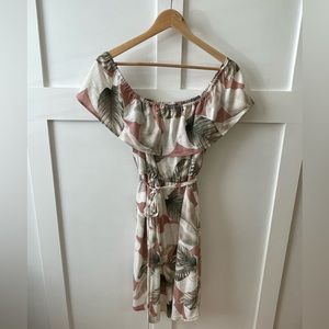 Le Chateau - Off the shoulder floral mid dress